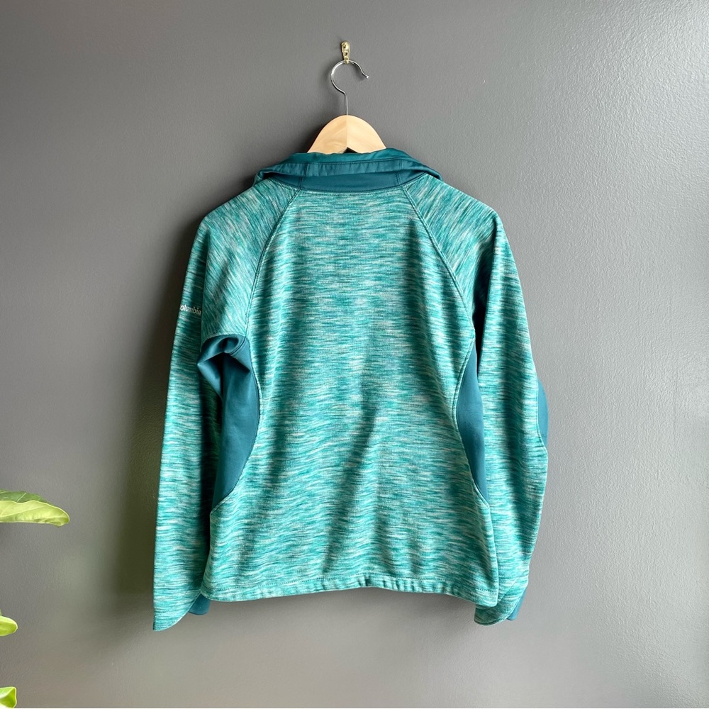 Columbia Half Zip Green Performance Jacket - Picture 5 of 8